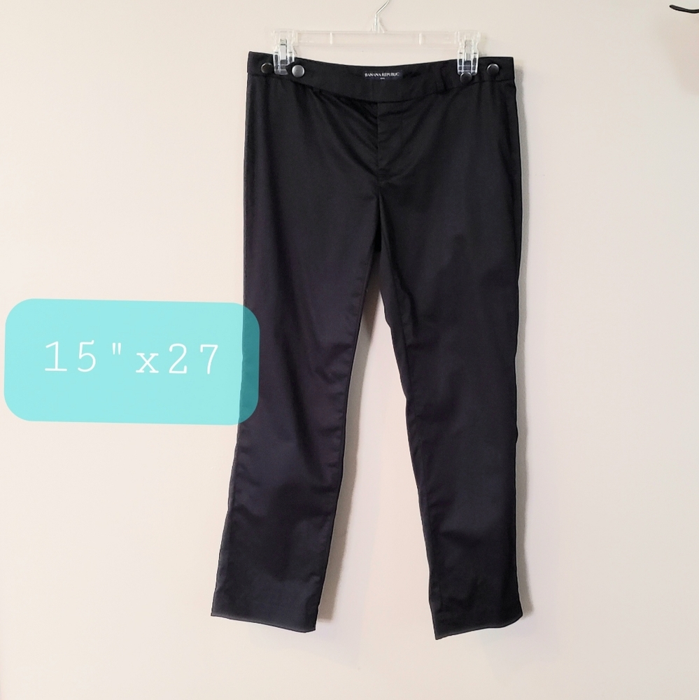 Banana Republic Women's Ryan Fit Black Dress Pants Size 2